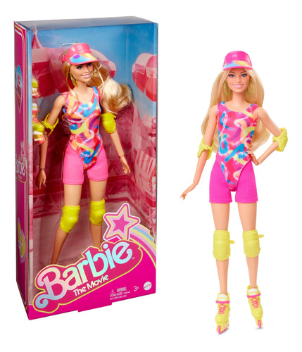 Muñeca Barbie La Pelicula Margot Robbie Inline Skating Outfi