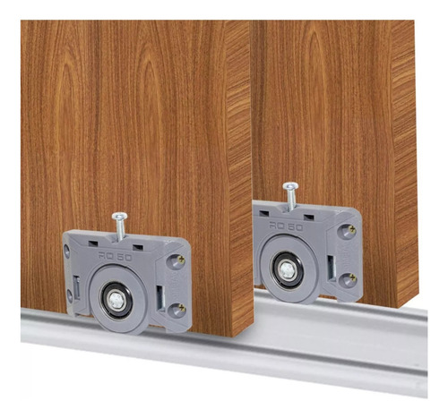 4 Kit Sistema Deslizante Ro 504032 Flex Porta De Correr