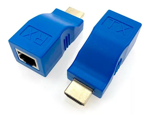 Extensor Hdmi A Rj45 Hasta 30m Red Hdmi Repetidor 1080p Cat6