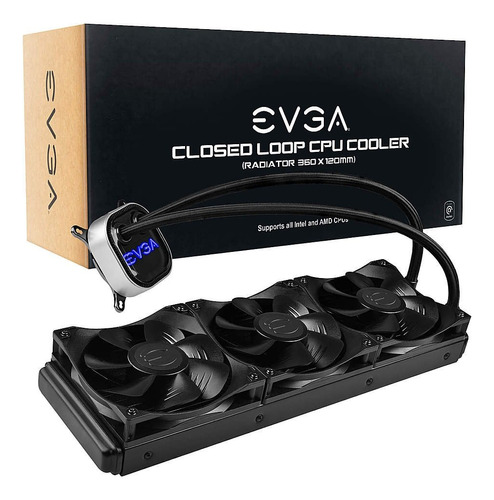 Enfriamiento Liquido Evga Clc 360mm Rgb Intel 1200 Amd Am4