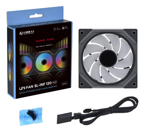 Ventilador Lian Li Uni Sl-infinity 120 Con Hoja Inversa, Col