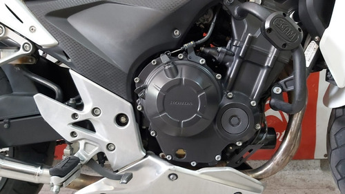 Imagem 6 de 9 de Honda Cb 500f 2014 Branca (escapamento Original)