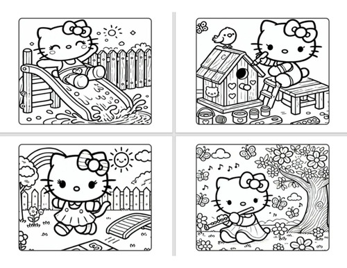 Hello Kitty Pdf De Colorir Atividade Infantil Criativa