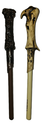 Set De 2 Bolígrafos Varitas Harry Potter Harry Y Voldemort Negro