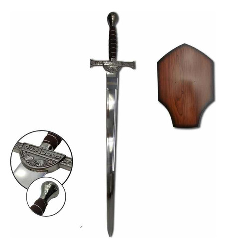 Espada Medieval Highlander Macleod Com Suporte Cosplay