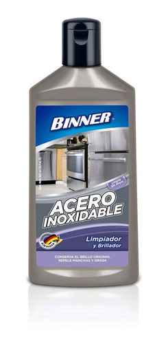 Binner Limpiador Y Brillador Acero Inoxidable 500ml