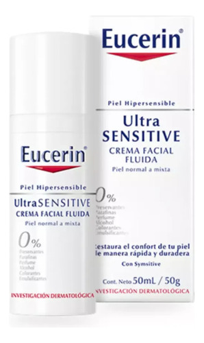 Eucerin Ultra Sensitive Crema Facial Fluida 50 Ml