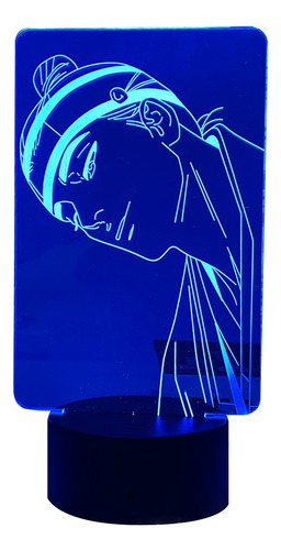 Acrílico 3d Lámpara Bl Pintor De La Luz De La Noche