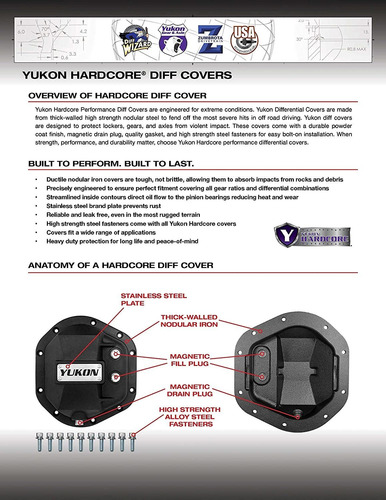 Yukon Engranajes Y Ejes (yp C1-d30-std) Chrome Reemplazo De