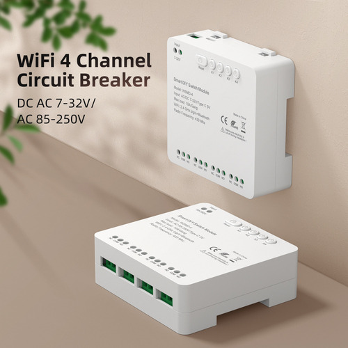 Interruptor Remoto De Relé Wifi Con Módulo Tuya Alexa Compat
