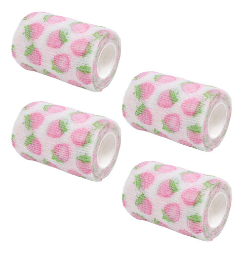Vet Tape Wrap, 4 Unidades, Vendaje Autoadhesivo De 3 Pulgada