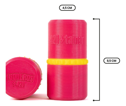 Imagen 3 de 6 de Picador Grinder Tainer Fucsia/amarillo