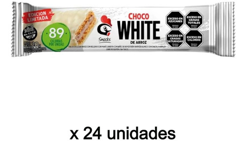 Obleas De Arroz Choco White X 24u Sin Tacc - Tienda Kako