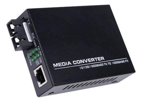 Convertidor De Medios Fibra Óptica Ethernet 10/100/1000mbps