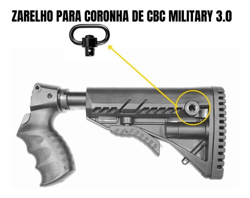 Imagem 2 de 7 de Zarelho De Engate Rápido Para Bandoleira Cbc Military