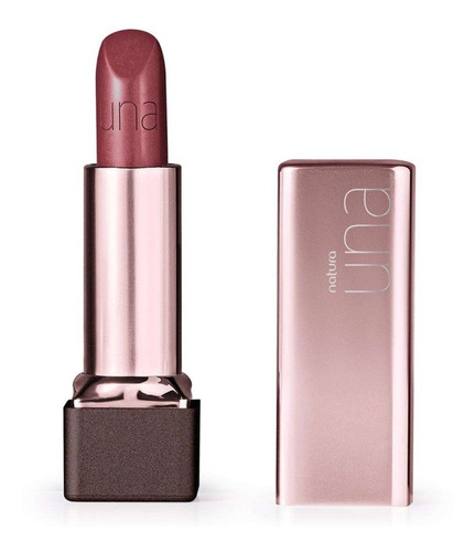 Lápiz labial hidratante Natura Una Cc Violet 4c, acabado cremoso Fps25