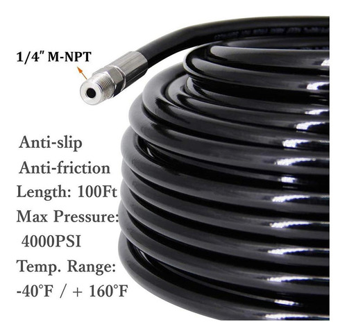 Manguera De Lavado A Presión, 4000 Psi, Resistente Al