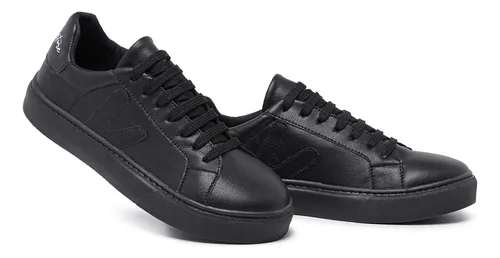 Tenis Sapatenis Unissex Modelo Top Lila Martore All Black