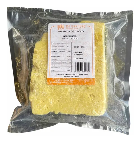 comprar Manteca De Cacao 100 Gramos Granel