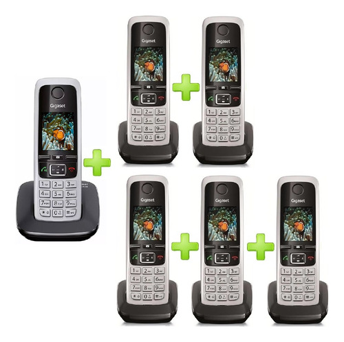Imagen 5 de 5 de Telefono Inalambrico Gigaset C430 5 Handys Manos Libres