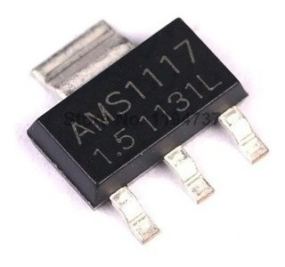 Ams1117-1.5 Regulador Low Drop Out 1.5v 0.8a Smd X 5 Un