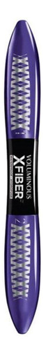 Máscara para cílios L'Oréal Paris Voluminous X Fiber a prova d'água 0.44 fl oz cor blackest black