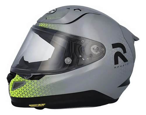 Capacete Hjc Rpha 12 Enoth - Cinza/verde