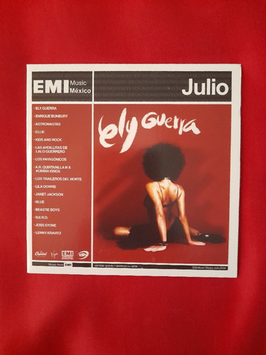 Ely Guerra Vcd Promo Emi/bumbury/sin Abrir New.