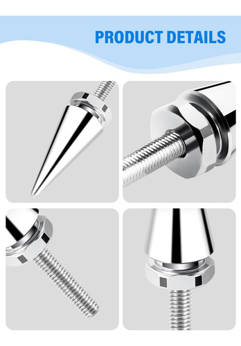 Tornillos Cromados Para Parabrisas Harley Davidson Road Glid