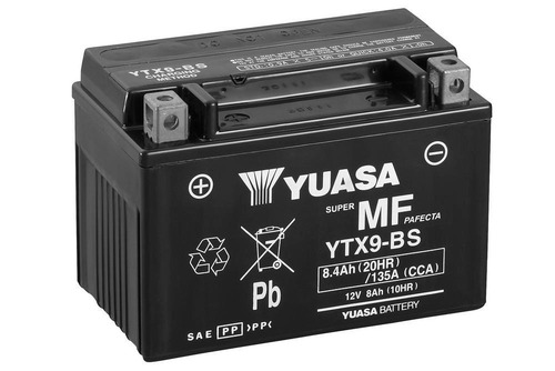 Bateria Yuasa Ytx9-bs Indonesia Incluye Acido