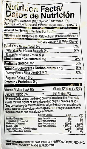 Arcor Cinnamon Discs, 2 Lb