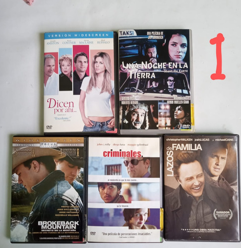 Lote Dvds Cinco Por Doscientos Original Dvd (Usado)
