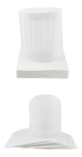comprar 40 Gorros De Chef Desechables, Gorros De Cocinero, Panadero,