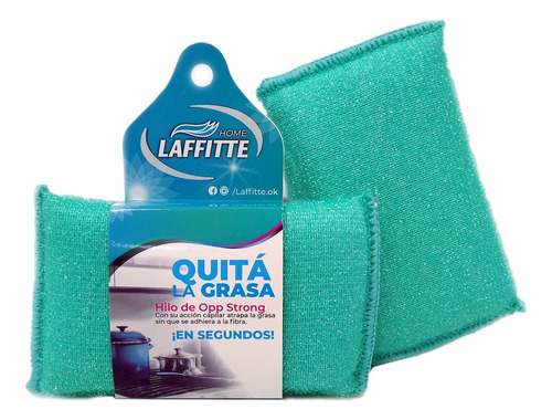 Esponja De Microfibra Plastica Anti Grasa Laffitte