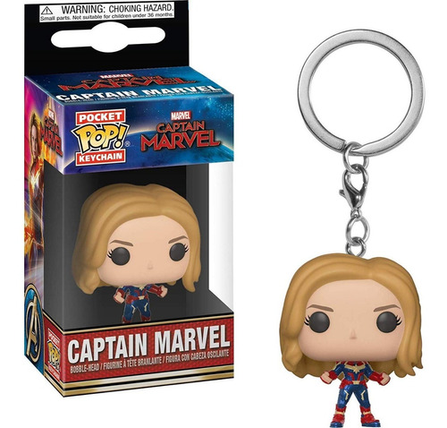 Llavero Funko Pop Capitana Marvel  Original