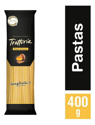 Trattoria Pasta Spaghetti 5 400 Gr