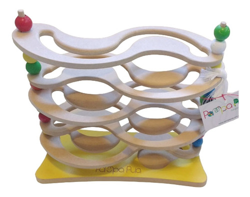 Rampa Tobogán De Madera Didáctico Estimulación Viso-espacial