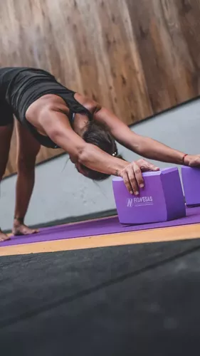 Taco Yoga Brick Ladrillo Eva Pvc Importado Pilates Bloque