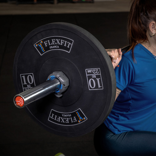 Kit Anilha Bumper Olímpica Cross Training Borracha 40kg 4x10