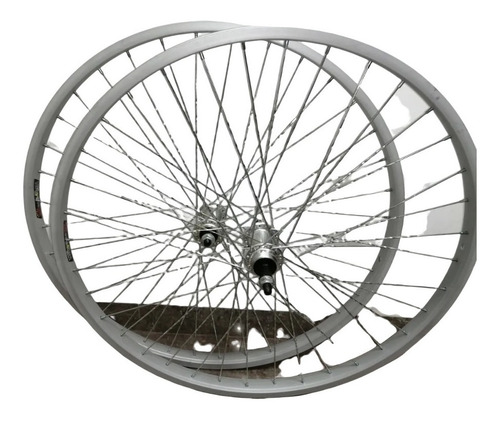 Rines Mtb Aluminio 26x36h Silver De Bicicleta (par). 