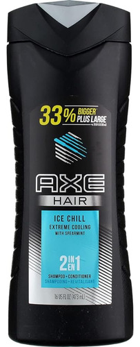 Axe 2n1 16oz Champú/acondicionador Ice Chill