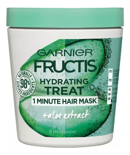 Mascarilla Capilar Garnier Fructis 1 Minuto Extracto Fruta