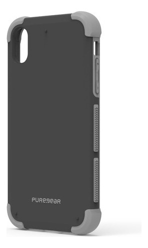 Funda Case Protector Pure Gear Dualtek Para iPhone XR Color Negro