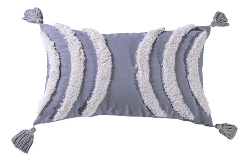 Funda P/cojín Itza Poliéster 45x35cm Concord Color Gris