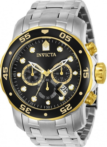 Relógio Invicta Pro Diver 80039 Banhado Ouro Original E Nf!!