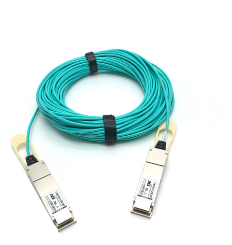 Cabo Aoc Qsfp28 Mikrotik Huawei 22mt 100 Giga Aio Azul