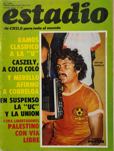 Revista Estadio N°1860 Póster U Católica 79(ee156