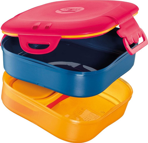 Imagen 4 de 8 de Taper P/ Alimentos Compartimento 3 En 1 Contenedor Maped Edu