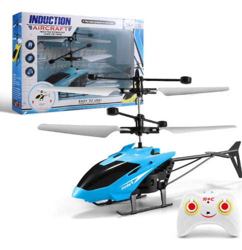 Helicóptero De Juguete Rc Con Mando A Distancia E Inducción,