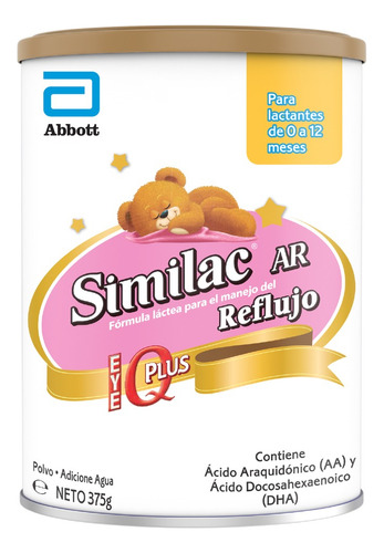 Formula Infantil Similac Ar Iq Plus   Lata X 375 Gr